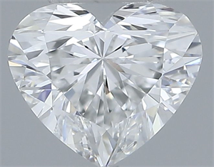 Picture of Natural Diamond 0.40 Carats, Heart with  Cut, F Color, VVS1 Clarity and Certified by GIA