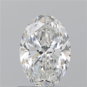 Picture of Natural Diamond 1.01 Carats, Oval with  Cut, G Color, SI2 Clarity and Certified by GIA