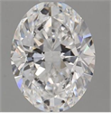 Natural Diamond 1.01 Carats, Oval with  Cut, E Color, VS2 Clarity and Certified by GIA