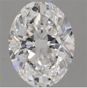 Picture of Natural Diamond 1.01 Carats, Oval with  Cut, E Color, VS2 Clarity and Certified by GIA