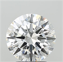 Lab Grown Diamond 3.03 Carats, Round with Ideal Cut, E Color, VVS2 Clarity and Certified by IGI