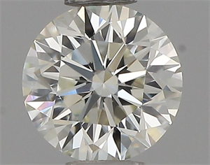 Picture of Natural Diamond 0.40 Carats, Round with Very Good Cut, I Color, VVS1 Clarity and Certified by IGI