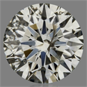 Natural Diamond 1.03 Carats, Round with Excellent Cut, J Color, I1 Clarity and Certified by GIA