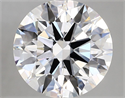Lab Grown Diamond 4.39 Carats, Round with Ideal Cut, D Color, VVS2 Clarity and Certified by IGI
