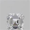 Natural Diamond 0.70 Carats, Asscher with  Cut, E Color, VVS2 Clarity and Certified by GIA