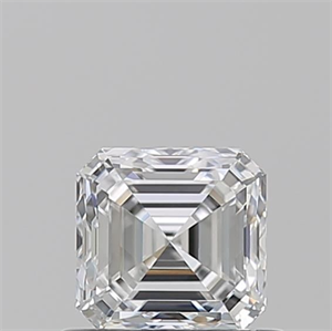 Foto Diamante Natural 0.70 quilates, Asscher , Color E, claridad VVS2 y certificado GIA de