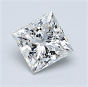 Diamante Natural 1.21 quilates, Princesa , Color G, claridad SI1 y certificado GIA