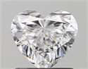 Natural Diamond 0.90 Carats, Heart with  Cut, D Color, IF Clarity and Certified by GIA