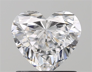 Picture of Natural Diamond 0.90 Carats, Heart with  Cut, D Color, IF Clarity and Certified by GIA