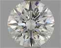 Natural Diamond 0.71 Carats, Round with Excellent Cut, H Color, VVS2 Clarity and Certified by IGI