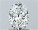 Diamante Natural 0.80 quilates, Ovalado , Color F, claridad VVS1 y certificado GIA