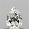 Natural Diamond 0.41 Carats, Pear with  Cut, G Color, VVS2 Clarity and Certified by IGI