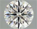 Natural Diamond 0.90 Carats, Round with Excellent Cut, I Color, VVS1 Clarity and Certified by GIA