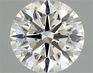 Picture of Natural Diamond 0.90 Carats, Round with Excellent Cut, I Color, VVS1 Clarity and Certified by GIA