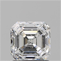Natural Diamond 1.50 Carats, Asscher with  Cut, G Color, VS1 Clarity and Certified by GIA