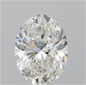 Natural Diamond 1.30 Carats, Oval with  Cut, I Color, VS2 Clarity and Certified by GIA