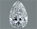 Natural Diamond 0.51 Carats, Pear with  Cut, F Color, VVS1 Clarity and Certified by GIA