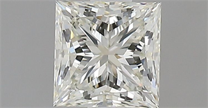 Picture of Natural Diamond 0.74 Carats, Princess with  Cut, I Color, VVS2 Clarity and Certified by IGI