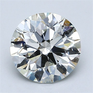 Foto Diamante Natural 2.05 quilates, Redondo , Color H, claridad SI2 y certificado GIA de