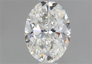 Picture of Natural Diamond 0.53 Carats, Oval with  Cut, H Color, VVS2 Clarity and Certified by GIA