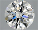Diamante Natural 0.82 quilates, Redondo , Color H, claridad VVS1 y certificado GIA