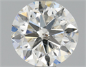 Natural Diamond 0.81 Carats, Round with Very Good Cut, I Color, SI2 Clarity and Certified by GIA