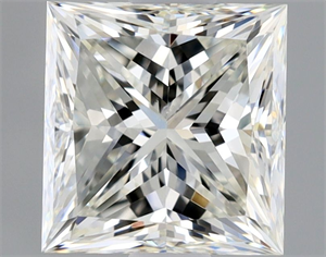 Picture of Natural Diamond 1.00 Carats, Princess with  Cut, J Color, SI1 Clarity and Certified by GIA