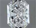 Natural Diamond 1.21 Carats, Radiant with  Cut, F Color, SI1 Clarity and Certified by GIA