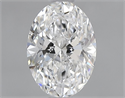 Natural Diamond 0.80 Carats, Oval with  Cut, E Color, VVS2 Clarity and Certified by GIA