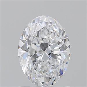 Picture of Natural Diamond 1.31 Carats, Oval with  Cut, D Color, VS2 Clarity and Certified by GIA