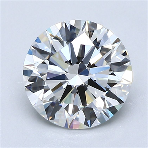 Foto Diamante Natural 2.35 quilates, Redondo , Color G, claridad VVS2 y certificado GIA de