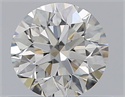Natural Diamond 0.46 Carats, Round with Excellent Cut, H Color, VS1 Clarity and Certified by GIA