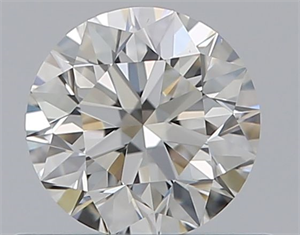 Picture of Natural Diamond 0.46 Carats, Round with Excellent Cut, H Color, VS1 Clarity and Certified by GIA