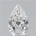 Natural Diamond 0.70 Carats, Pear with  Cut, E Color, VS1 Clarity and Certified by GIA