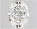 Natural Diamond 1.02 Carats, Oval with  Cut, E Color, SI1 Clarity and Certified by GIA
