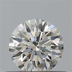 Picture of Natural Diamond 0.40 Carats, Round with Excellent Cut, H Color, VVS1 Clarity and Certified by IGI