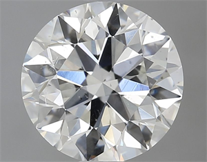 Foto Diamante Natural 1.64 quilates, Redondo , Color H, claridad SI1 y certificado GIA de