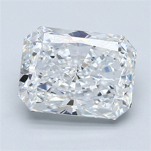 Picture of Natural Diamond 3.03 Carats, Radiant with  Cut, E Color, SI1 Clarity and Certified by GIA