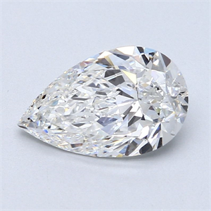 Picture of Natural Diamond 2.01 Carats, Pear with  Cut, E Color, SI1 Clarity and Certified by GIA