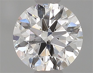 Picture of Natural Diamond 0.50 Carats, Round with Excellent Cut, D Color, SI1 Clarity and Certified by GIA