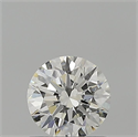 Natural Diamond 0.70 Carats, Round with Excellent Cut, H Color, VVS1 Clarity and Certified by GIA
