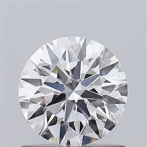 Picture of Lab Grown Diamond 0.80 Carats, Round with Ideal Cut, D Color, IF Clarity and Certified by IGI