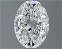 Diamante Natural 0.90 quilates, Ovalado , Color F, claridad VVS2 y certificado GIA
