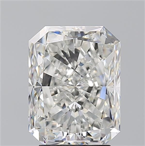 Picture of Natural Diamond 3.51 Carats, Radiant with  Cut, G Color, SI1 Clarity and Certified by GIA