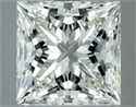 Natural Diamond 3.03 Carats, Princess with  Cut, J Color, VVS2 Clarity and Certified by IGI