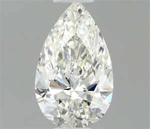 Foto Diamante Natural 0.41 quilates, De pera , Color H, claridad IF y certificado IGI de