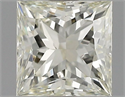Natural Diamond 0.52 Carats, Princess with  Cut, M Color, VVS2 Clarity and Certified by GIA
