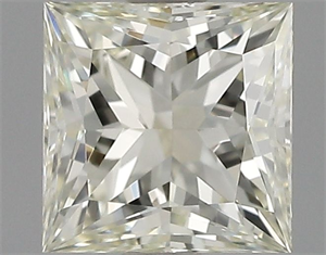 Picture of Natural Diamond 0.52 Carats, Princess with  Cut, M Color, VVS2 Clarity and Certified by GIA