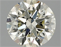 Diamante Natural 1.02 quilates, Redondo , Color L, claridad VVS2 y certificado HRD