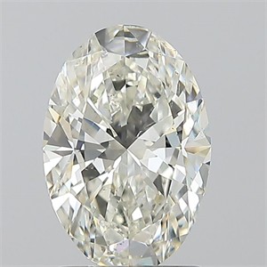 Foto Diamante Natural 1.50 quilates, Ovalado , Color K, claridad SI1 y certificado GIA de